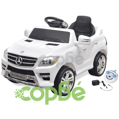 Електрическа кола Mercedes ML350 бяла 6V с дистанционно ➤ топ цена ➤ sorbe.bg