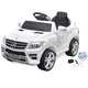 Електрическа кола Mercedes ML350 бяла 6V с дистанционно