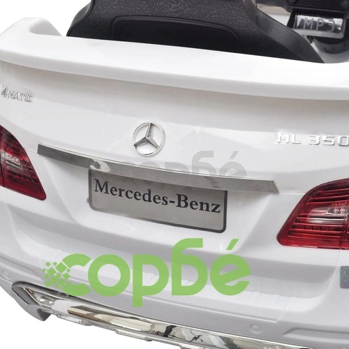 Електрическа кола Mercedes ML350 бяла 6V с дистанционно ➤ топ цена ➤ sorbe.bg
