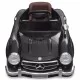 Електрическа кола Mercedes 300SL, черна, 6V с дистанционно