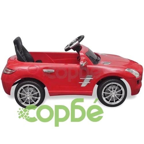 Електрическа кола Mercedes SLS AMG, червена, 6V с дистанционно ➤ топ цена ➤ sorbe.bg