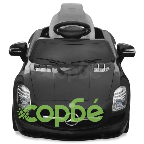 Електрическа кола Mercedes  SLS AMG, черна, 6V с дистанционно ➤ топ цена ➤ sorbe.bg