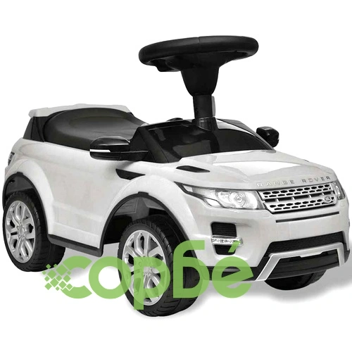 Електрическа кола Land Rover 348, бяла, с мелодии ➤ топ цена ➤ sorbe.bg
