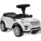 Електрическа кола Land Rover 348, бяла, с мелодии