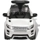 Електрическа кола Land Rover 348, бяла, с мелодии