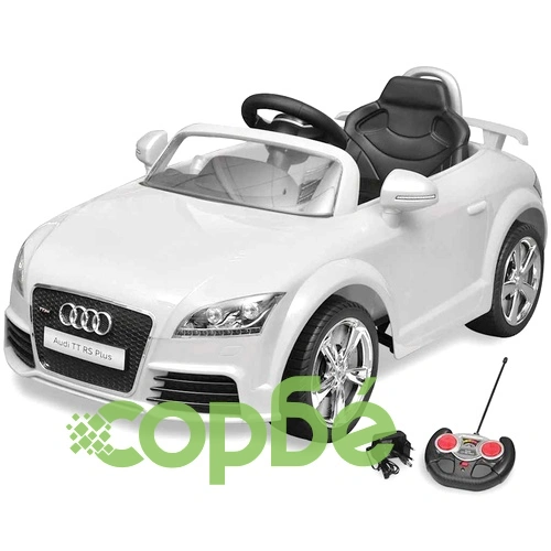 Audi TT RS детска кола с дистанционно управление, бяла ➤ топ цена ➤ sorbe.bg