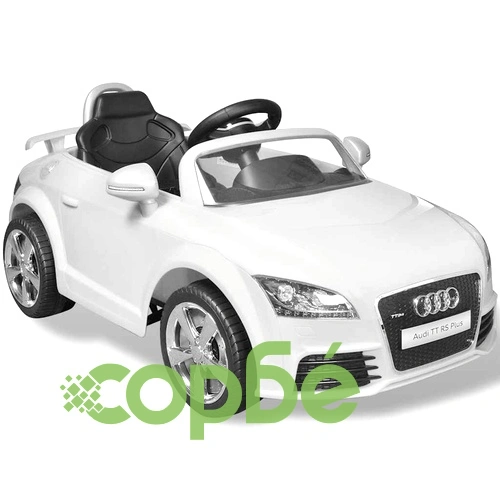 Audi TT RS детска кола с дистанционно управление, бяла ➤ топ цена ➤ sorbe.bg