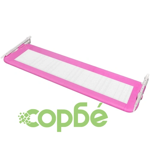 Ограничител за детско легло, 150x42 см, розов ➤ топ цена ➤ sorbe.bg