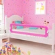 Ограничител за детско легло, 150x42 см, розов