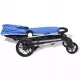 Детска/бебешка количка 2-в-1, алуминий, синьо и черно