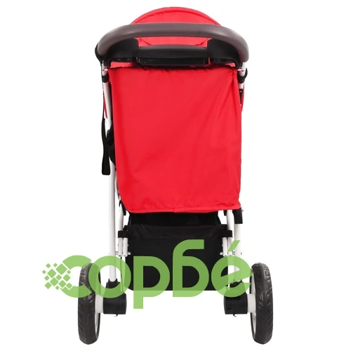 Бебешка количка триколка, червено и черно ➤ топ цена ➤ sorbe.bg