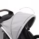 Бебешка количка триколка, сиво и черно
