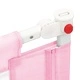 Ограничител за бебешко легло, розов, 140x25 см, плат