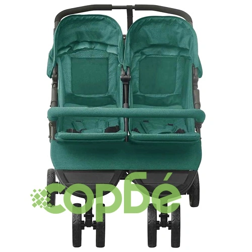 Количка за близнаци, зелена, стомана ➤ топ цена ➤ sorbe.bg