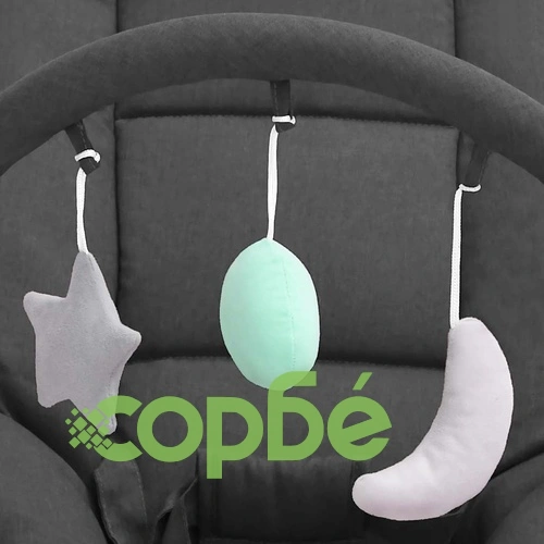 Бебешки шезлонг, антрацит, стомана ➤ топ цена ➤ sorbe.bg