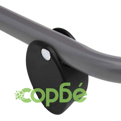 Бебешки шезлонг, светлосив, стомана ➤ топ цена ➤ sorbe.bg