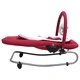 Бебешки шезлонг, червен, стомана