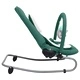 Бебешки шезлонг, зелен, стомана