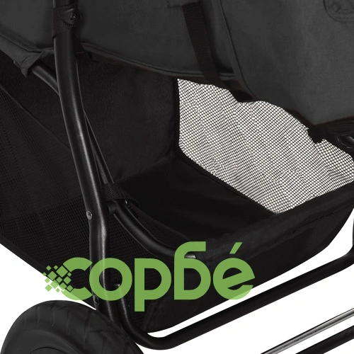 Бебешка количка, антрацит, стомана ➤ топ цена ➤ sorbe.bg