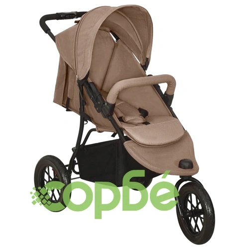 Бебешка количка, таупе, стомана ➤ топ цена ➤ sorbe.bg