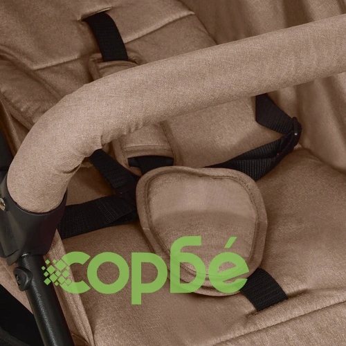 Бебешка количка, таупе, стомана ➤ топ цена ➤ sorbe.bg