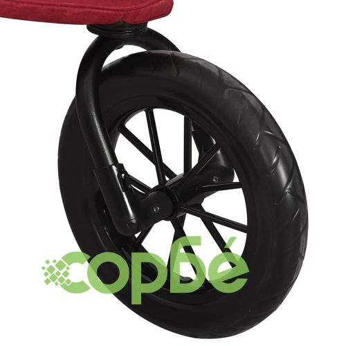 Бебешка количка, червена, стомана ➤ топ цена ➤ sorbe.bg