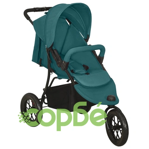 Бебешка количка, зелена, стомана ➤ топ цена ➤ sorbe.bg