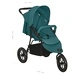 Бебешка количка, зелена, стомана