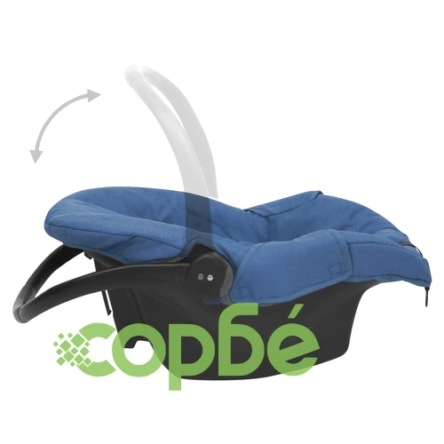 Бебешко столче за кола, тъмносиньо, 42x65x57 см ➤ топ цена ➤ sorbe.bg