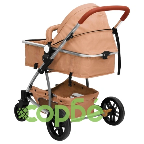 Бебешка количка 2-в-1, таупе, алуминий ➤ топ цена ➤ sorbe.bg