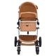 Бебешка количка 2-в-1, таупе, алуминий