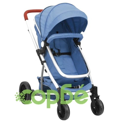 Бебешка количка 2-в-1, морскосиня, алуминий ➤ топ цена ➤ sorbe.bg