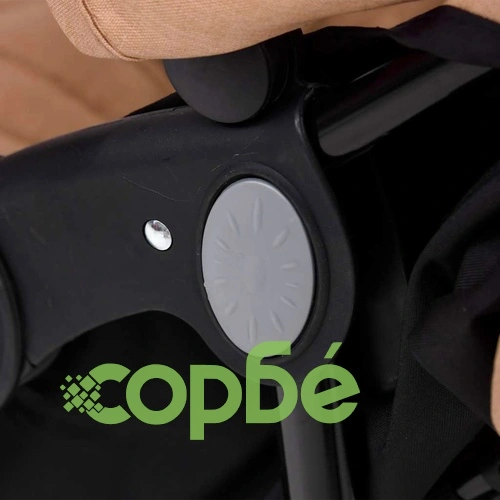 Количка за близнаци, таупе, стомана ➤ топ цена ➤ sorbe.bg