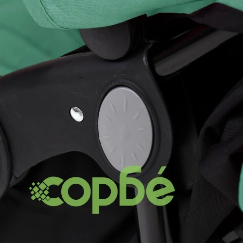 Количка за близнаци, зелена, стомана ➤ топ цена ➤ sorbe.bg