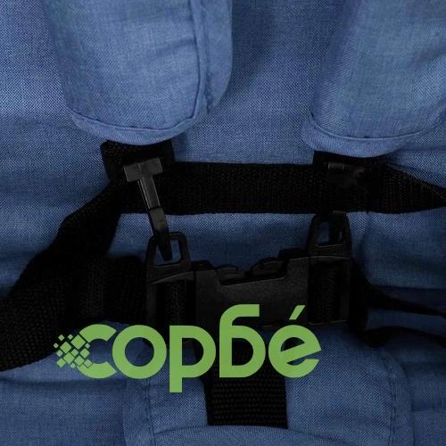 Тандемна количка за близнаци, нейви синьо, стомана ➤ топ цена ➤ sorbe.bg