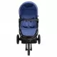 Бебешка количка триколка, нейви синьо и черно, стомана