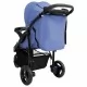 Бебешка количка триколка, нейви синьо и черно, стомана