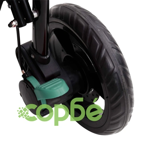 Бебешка количка триколка, зелено и черно, стомана ➤ топ цена ➤ sorbe.bg