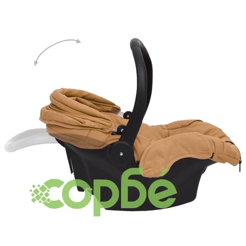 Бебешко столче за кола, таупе, 42x65x57 см ➤ топ цена ➤ sorbe.bg