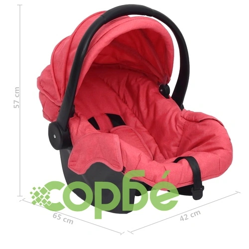Бебешко столче за кола, червено, 42x65x57 см ➤ топ цена ➤ sorbe.bg