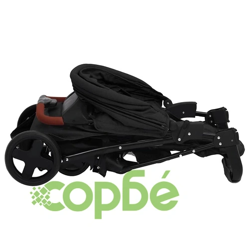 Бебешка количка 2-в-1, антрацит, стомана ➤ топ цена ➤ sorbe.bg