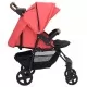 Бебешка количка 3-в-1, червена, стомана
