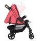 Бебешка количка 3-в-1, червена, стомана