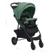Бебешка количка 3-в-1, зелена, стомана