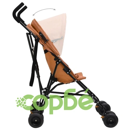 Бебешка лятна количка, таупе и черно, стомана ➤ топ цена ➤ sorbe.bg