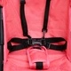 Бебешка лятна количка, червено и черно, стомана
