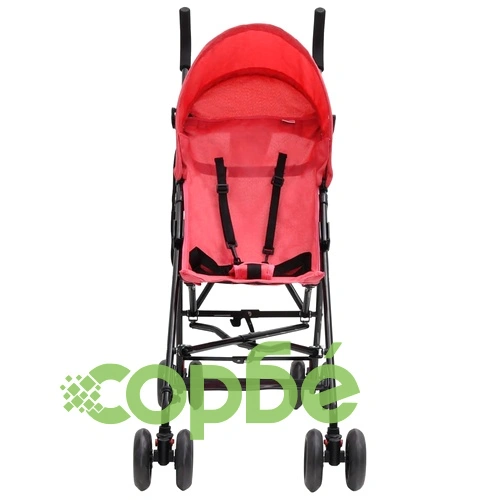 Бебешка лятна количка, червено и черно, стомана ➤ топ цена ➤ sorbe.bg