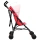 Бебешка лятна количка, червено и черно, стомана