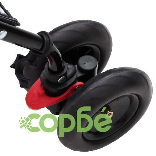 Бебешка лятна количка, червено и черно, стомана ➤ топ цена ➤ sorbe.bg