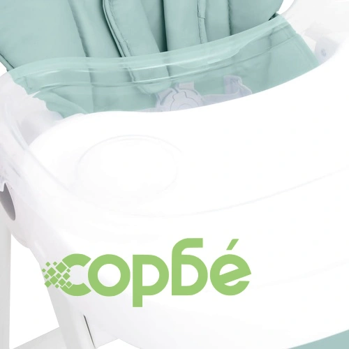 Бебешко столче за хранене, тюркоазен, алуминий ➤ топ цена ➤ sorbe.bg